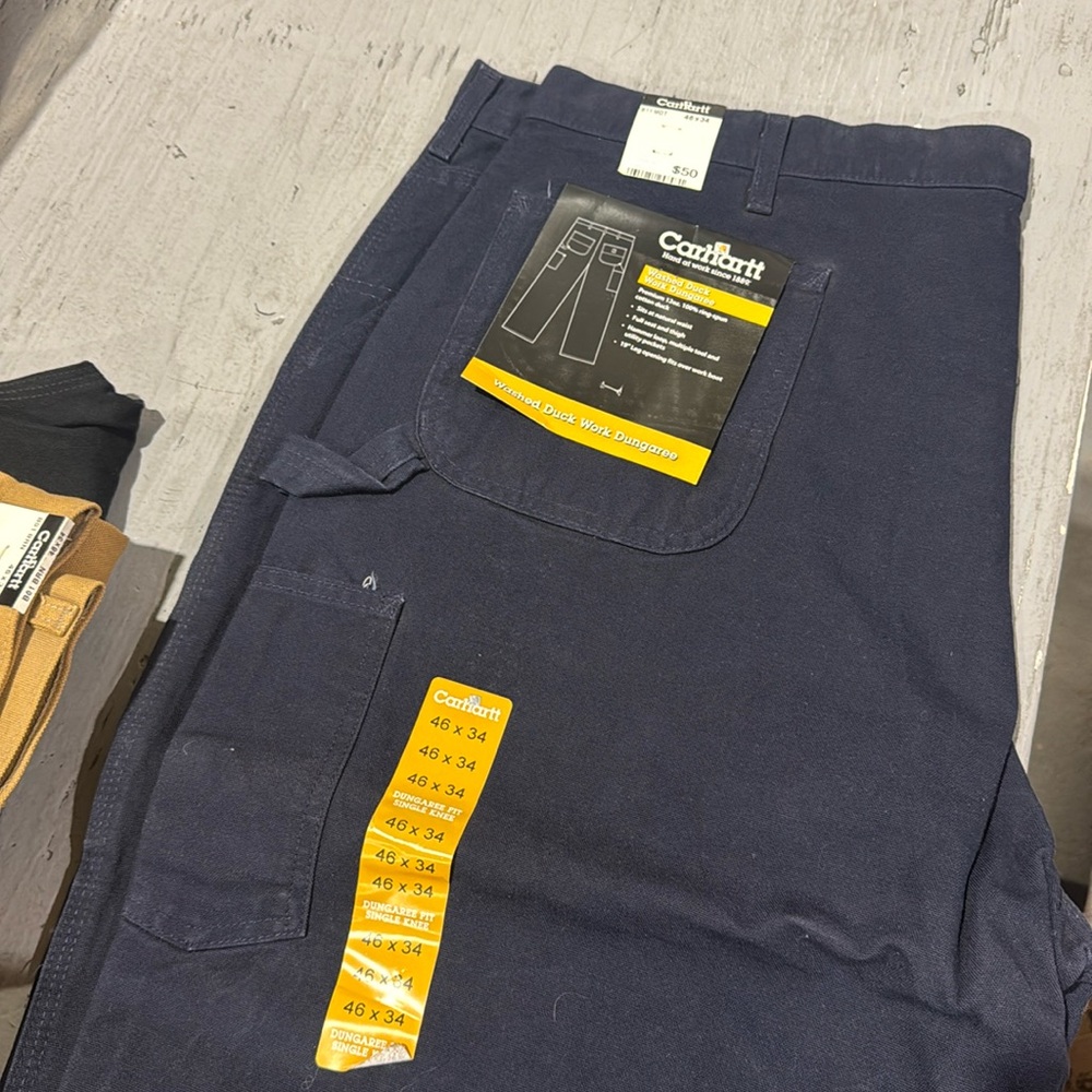 Carhartt Men's Work Pants - Midnight Navy Size 46x34

New. Never worn.